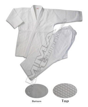 Single Weave Judo Gi White