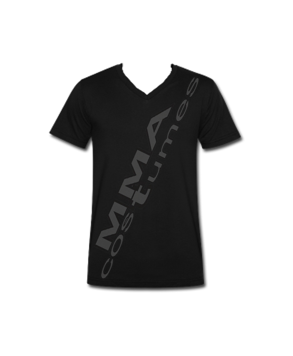 Men’s V-Neck Black T-Shirt – Premium Cotton Casual Tee