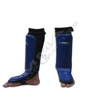 MMA Grappling Shin Insteps Blue & Black