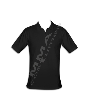 Black Plain Polo Shirt for Men – Premium Cotton Fabric