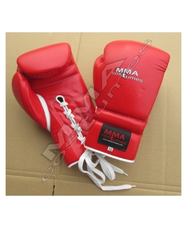 Professional Lace Up Fight Gloves