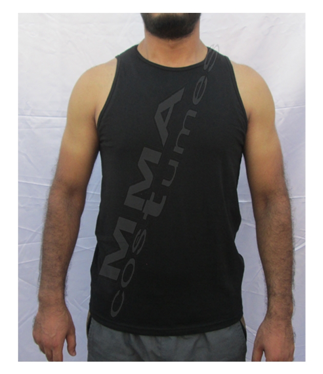 Black MMA Training Tank Top – Sleeveless Gym & Fightwear Shirt
