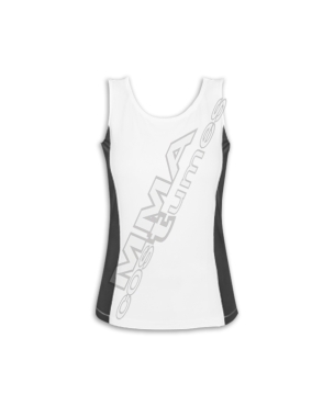 Women’s White Gym & Yoga Tank Top – Stretchable Casual Sportswear